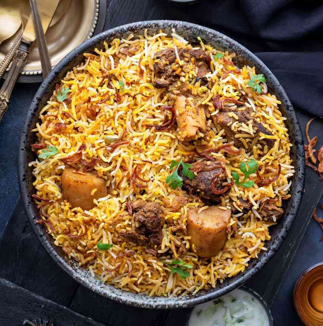 Mutton Biryani Full